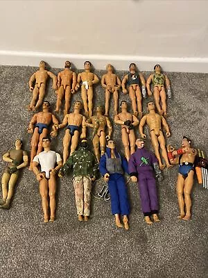 Buy 17x Bundle Of Vintage Hasbro Action Man Figures Toys Dolls Mixed Lot 0000 • 30£