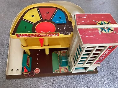 Buy Fisher Price Garage With Mechanical Ramp Vintage 1970/80s Retro • 30£