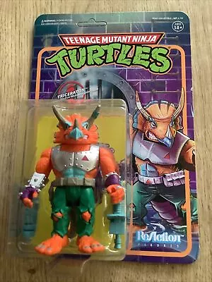 Buy Teenage Mutant Ninja Turtles Super 7 Reaction Action Figure Triceraton • 13.99£