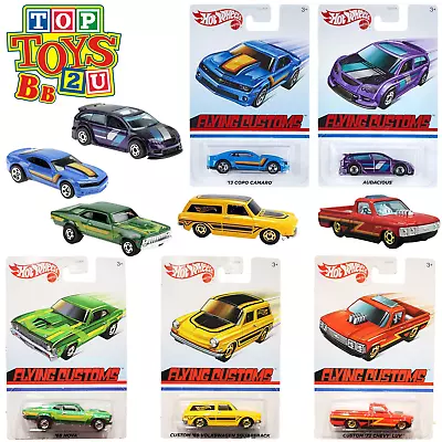 Buy Hot Wheels Flying Customs 1:64 Scale Die Cast Toy Cars - Pack Of 5 • 27.95£