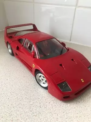 Buy Red Ferrari F40 Hot Wheels Mattel 1:18 (1999) Very Good Condition, No Box • 34£