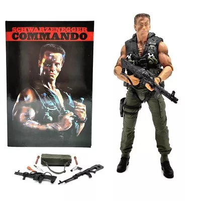 Buy NECA Commando John Matrix Schwarzenegger 7  Action Figure Model Toy NEW IN BOX • 47.99£