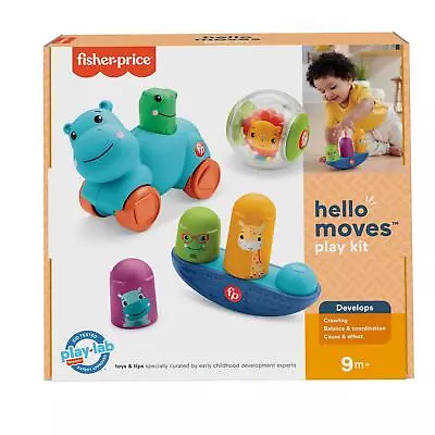 Buy Fisher Price Hello Moves 9 Months + Play Kit Baby Toys Sensory Toys Toddler Toys • 10.99£