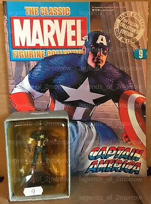 Buy Eaglemoss Classic Marvel Figurine Collection - Issue 9 Captain America - New • 25.75£
