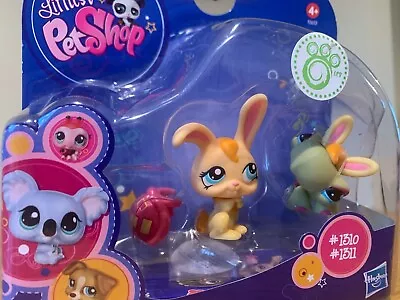 Buy Littlest Pet Shop Figures -Pairs: TURTLE & BUNNY , Toys ,Hasbro • 13.99£