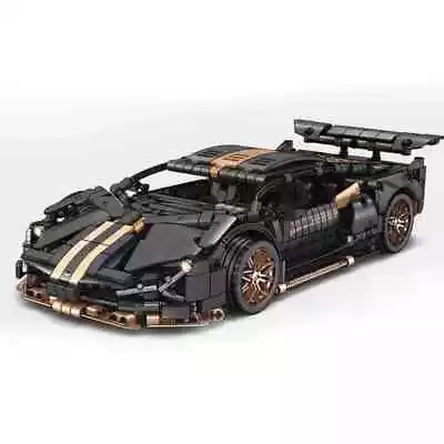 Buy MOC Technic Black Lamborghini Sian Model Car 42115 Building Bricks & Blocks Set • 29.99£
