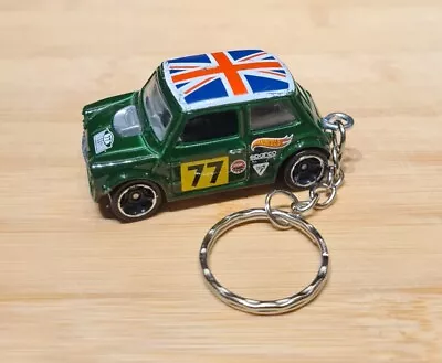 Buy 1/64 Diecast Model Car Keychain Keyring Morris Mini Rally  • 6.99£