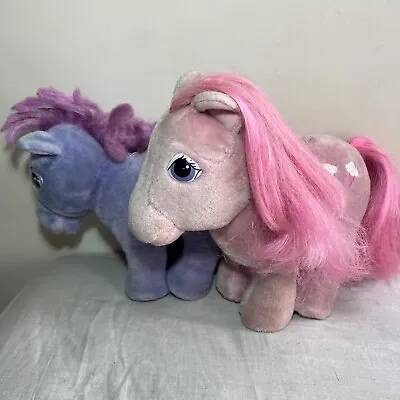 Buy Vintage My Little Pony Plush Softies Lickety Split And Blossom 1980s • 44.99£