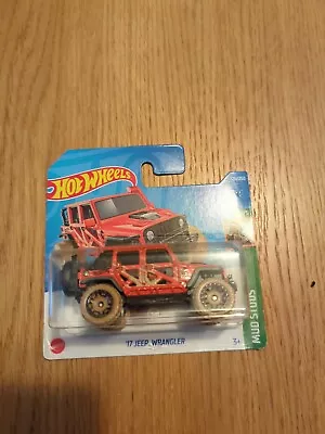 Buy Hot Wheels 17 Jeep Wrangler Orange Short Card Treasure Hunt • 3£