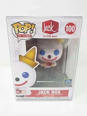 Buy Jack In The Box 100 Ad Icons 2020 Summer Con Exclusive Funko Pop Vinyl Protector • 64.99£