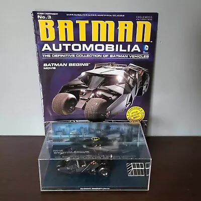 Buy 2005 Batman Begins Movie Batmobile Tumbler, Eaglemoss 1:43 Scale Model • 12.99£
