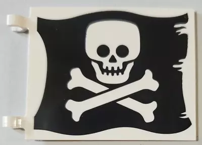 Buy LEGO® Flag Jolly Roger 4x6 Pirate Pirates Skull Flag 21322 Barracuda NEW • 7.23£