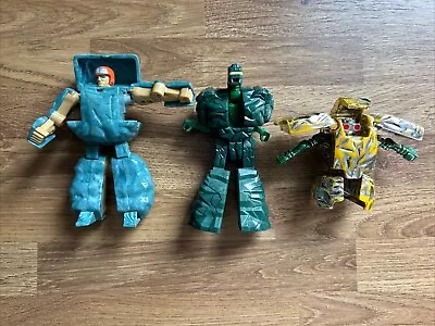 Buy Vintage Bandai 1985 Rock Lords X3 Bundle Gobot Nuggit Nugget Transformer • 14.50£