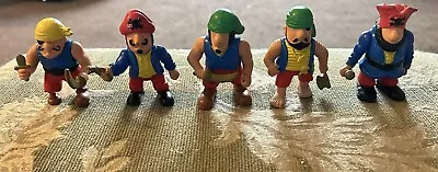 Buy Fisher Price Vintage Great Adventures Pirate Ship Figures X 5 1990’s • 13.99£
