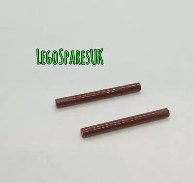 Buy LEGO Part 4262974 / 30374 Bar 4L Lightsaber Blade / Wand, Reddish Brown. Qty X 2 • 2.29£