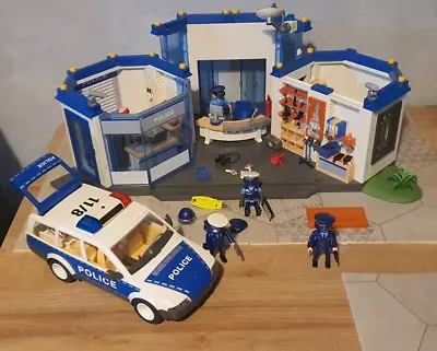 Buy Playmobil Police Station And Car - Older - Decent Condition - See Pics • 34.99£