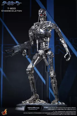 Buy Terminator T-800 Endoskeleton Quarter Scale 1/4 Figure Hot Toys QS002 • 1,932.35£