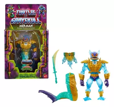 Buy MOTU Turtles Of Grayskull Deluxe Action Figure Mer-Man IN STOCK • 39.99£