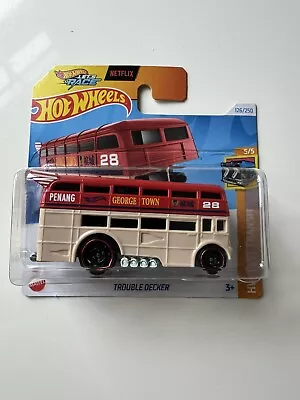 Buy Hot Wheels Trouble Decker 126/250 HW Fast Transit 5/5 2024 HTB45 *COMBINE POSTAG • 3.49£