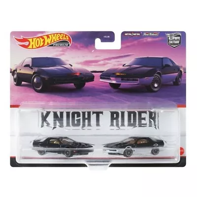 Buy Hot Wheels Premium Car Culture 2 Pack Knight Rider K.I.T.t. & K.A.R.R.PRE • 38.76£