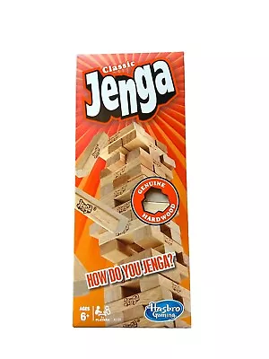 Buy Jenga Classic Game With Genuine Hardwood Blocks • 14.90£