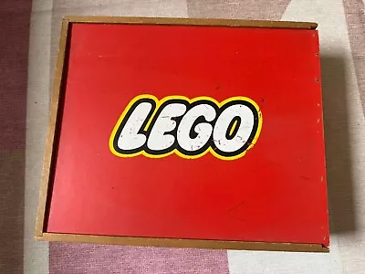 Buy Vintage Wooden Lego Box C 1960 • 24£