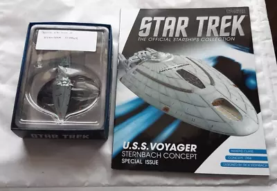 Buy New Eaglemoss Star Trek USS VOYAGER NCC-73602 (sternbeck Concept) With Magazine • 12.99£