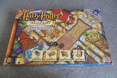 Buy Vintage Harry Potter Diagon Alley Board Game Mattel 2001 100% Complete • 14.49£