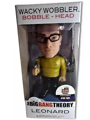 Buy Funko Wacky Wobbler Bobble Head Figure The Big Bang Theory Leonard [Trek] • 19.99£