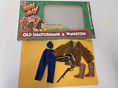 Buy Vintage Mattel Big Jim Karl May Western Outfit MIB Indian Scout - Original Packaging 9909 • 75.87£