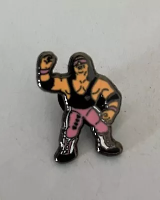 Buy WWF Bret The Hitman Hart Hasbro Series Wrestling Figure Pin Badge • 11£