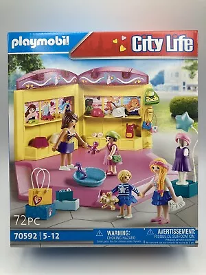 Buy Playmobil City Life 70592 Children's Fashion Store Playset Figures/Accessories • 17.99£