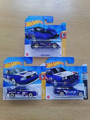 Buy Hot Wheels Job Lot - Bundle - Set X 3 BMW M3, Audi 90 Quattro, Pagani Zonda R • 7.50£