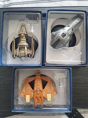 Buy Voyager Series Lot Eaglemoss Star Trek,hirogen Hunter=voth Research=videan,ships • 11.99£