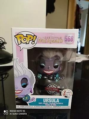 Buy Funko Pop Ursula Metallic Exclusive The Little Mermaid 568 Disney Little Mermaid • 35.41£