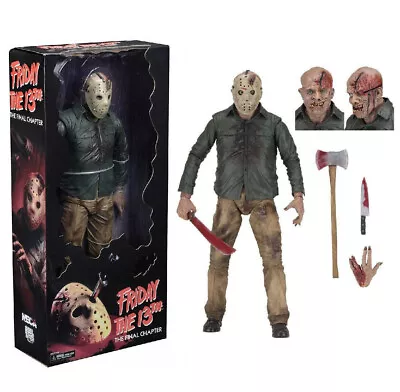 Buy Friday The 13th The Final Chapter Jason Voorhees 1/4 Action Figure NECA 17.7'' • 94.99£