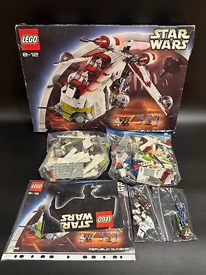 Buy LEGO Star Wars Republic Gunship #7163 With MINIFIGURES, BOX And INSTRUCTIONS • 450£