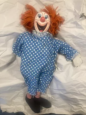 Buy Vintage 1964 Bozo The Clown Pull-String Talking Doll *TALKS* • 74.55£