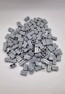 Buy 100 X LEGO 98283 - Brick Modified 1 X 2 With Masonry Profile - Light Bluish Gray • 7.79£