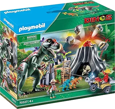 Buy Playmobil 70327 T-Rex Volcano Eruption Dinos BNIB BRAND NEW • 129.99£