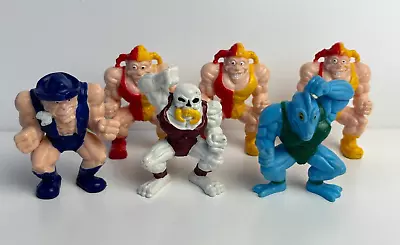 Buy Monster In My Pocket Wrestlers Vintage Figures Bundle Of 6 • 5.99£