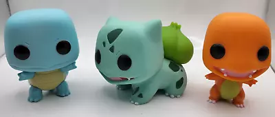 Buy Pokémon Funko Pop X 3 Figures Squirtle Bulbasaur & Charmander • 11.99£