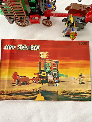Buy Vintage Lego 6056 Dragon Knights Dragon Wagon Complete + Instructions • 41£