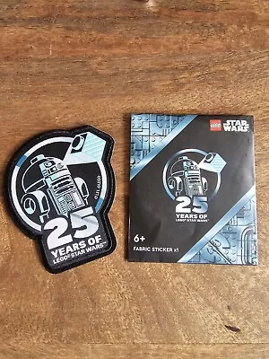 Buy LEGO Star Wars 25th Anniversary 25 Years Fabric Sticker Promo R2D2 • 29.99£