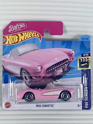 Buy HOT WHEELS 2023 Barbie 1956 Corvette *183/250 HW Screen Time *9/10 HKG52 New • 9.95£