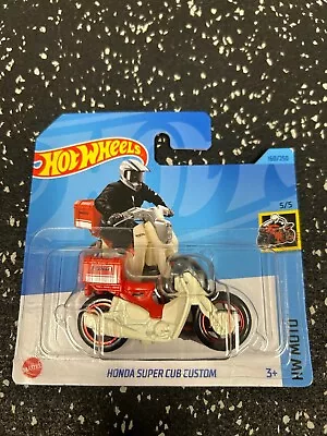 Buy MOTORBIKES HONDA CUSTOM SUPER CUB RED Hot Wheels 1:64 **COMBINE POSTAGE** • 2.45£