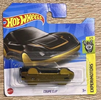 Buy HOT WHEELS 1:64 Black Gold Coupe Clip HW Experimotors MODEL DIECAST Car Keyring • 3.50£