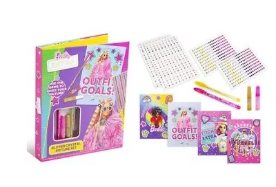 Buy Barbie Glitter Crystal Picture Set • 8.99£