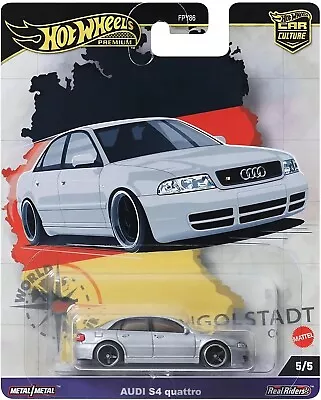 Buy 2024 Hot Wheels Premium  Car Culture World Tour Audi S4 Quattro 5/5 • 12.99£