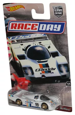 Buy Hot Wheels RaceDay Metal Real Riders (2016) Porsche 962 White Toy Car 4/5 • 28.18£